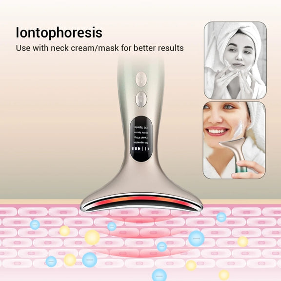 HY38 EMS Micro-Current Constant Temperature Neck Beauty Instrument Facial Introduction Device(Gradient)
