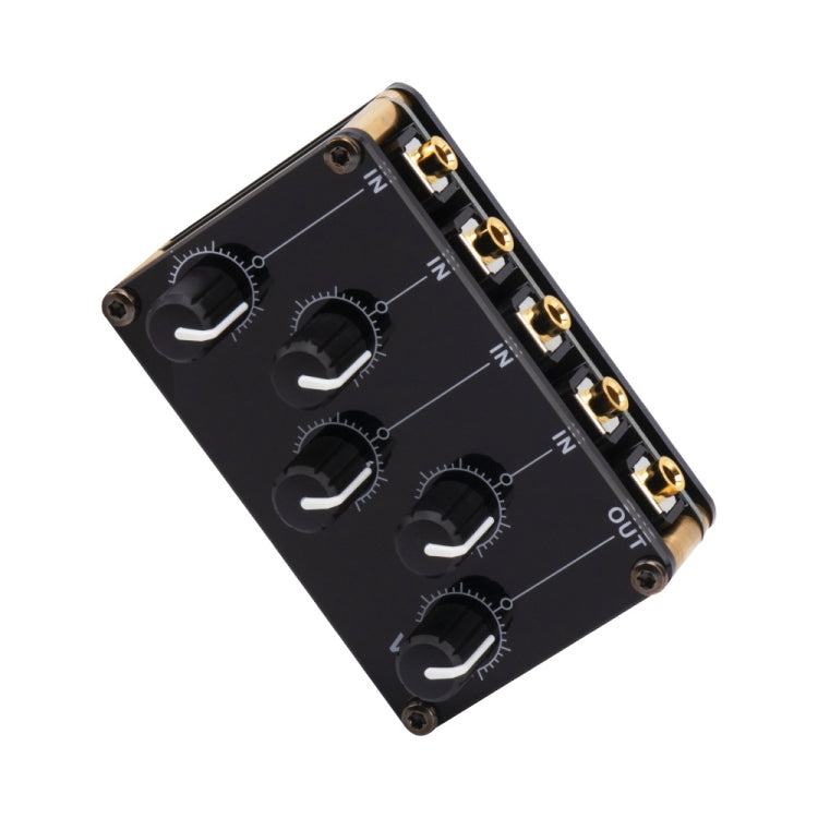 Portable 4-Way Stereo Line Passive Mixer Console(TX400)