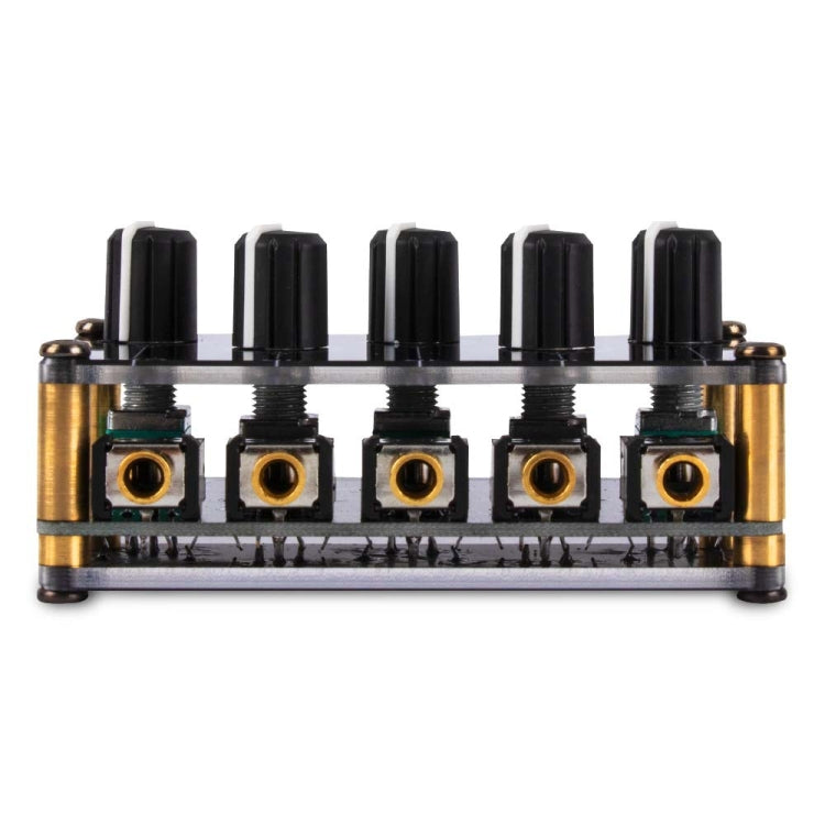 Portable 4-Way Stereo Line Passive Mixer Console(TX400)