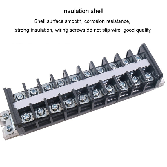 CHINT TD-2040 Terminal Block Rail Type Wiring Block Paralleling Wires Wire Connector