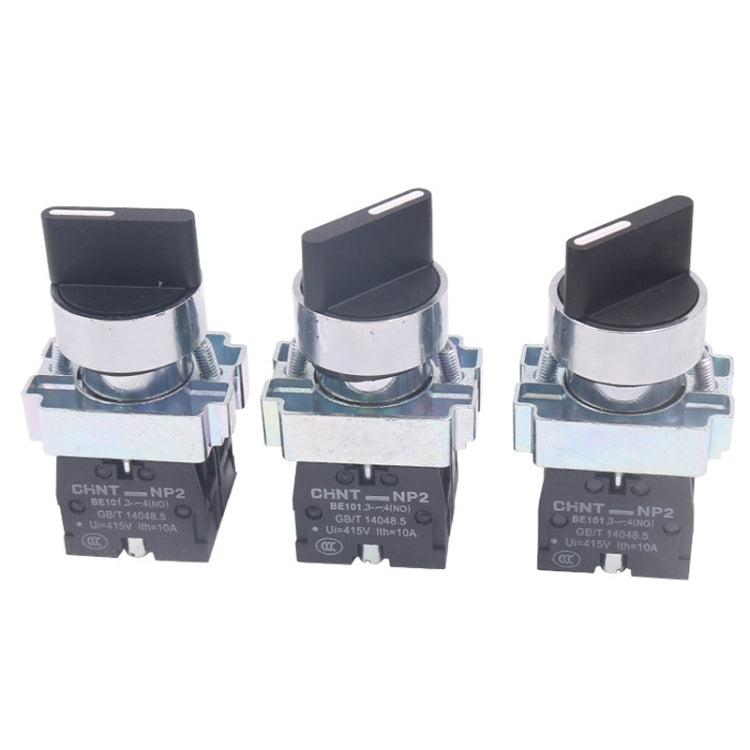 CHINT NP2-BD21 2 Gear Self-locking 1NO Power Transfer Switch Short Handle Master Knob 22mm
