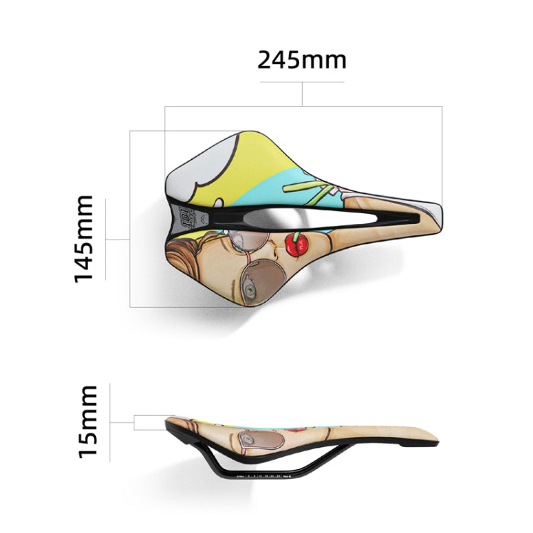 ENLEE E-ZD312 Bicycle MTB Saddle Cushion Super Soft Road Bike Saddle Pads, Model: F Model