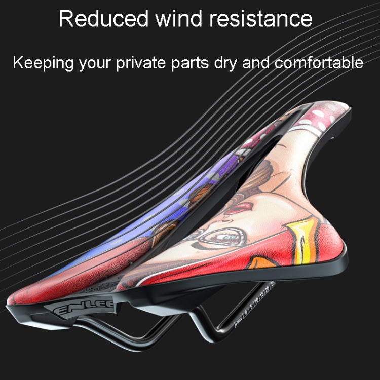 ENLEE E-ZD312 Bicycle MTB Saddle Cushion Super Soft Road Bike Saddle Pads, Model: F Model