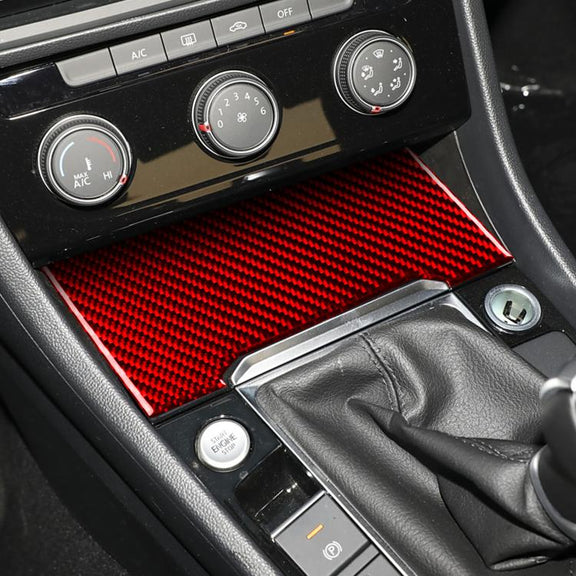 Volkswagen Sagitar 2019-2023 Left-hand Drive Central Control Storage Box Sticker(Red)