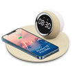K22T 15W Multifunctional Rotatable Clock Night Light Wireless Fast Charger, Color: Wheat-color - Wireless Charger by PMC TechLife | Online Shopping South Africa | PMC TechLife | Buy Now Pay Later Mobicred