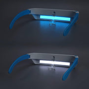 SAD Light Therapy Glasses Wearable UV-Free Blue & White LED Light Therapy Lamp Japanese Version