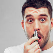 Electrical Nose Hair Trimmer Shaving Nose Hair Motorized Eyebrow Razor Nasal Cleaning Tools
