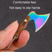 Mini Knife Keychain Portable Removal Express Pendant Accessory With Holster, Model: Small Machete
