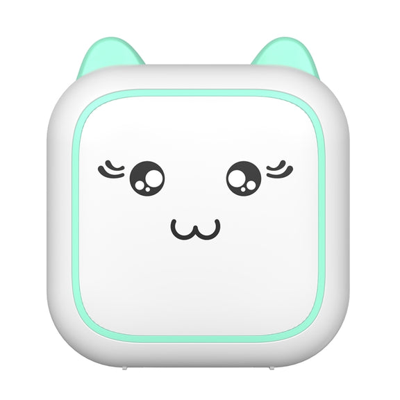 M5 Mini Cartoon Portable Bluetooth Printer Photo Thermal Printer(Blue)