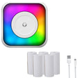 RGB Light Portable Mini Bluetooth Printer Inkless Document Label Printer with 5-Rolls Paper - Printer by PMC TechLife | Online Shopping South Africa | PMC TechLife | Buy Now Pay Later Mobicred