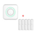 C15 Mini Student Bluetooth Inkless Photo Label Thermal Printer, Spec: Green+10 Paper - free shipping - PMC TechLife - Order now!