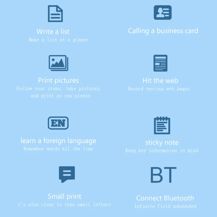 C15 Mini Student Bluetooth Inkless Photo Label Thermal Printer, Spec: Pink+5 Stickers