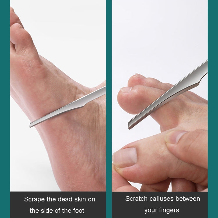 Pedicure Knife Skewer Nail Clipper Set Household Callus Removal Tools, Specification: Scraper