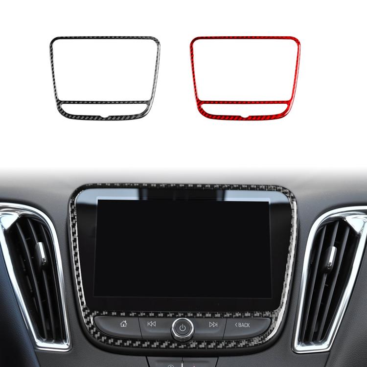 For Chevrolet Malibu 2016-2022 B Model Left-hand Drive Navigation Panel Sticker(Black)