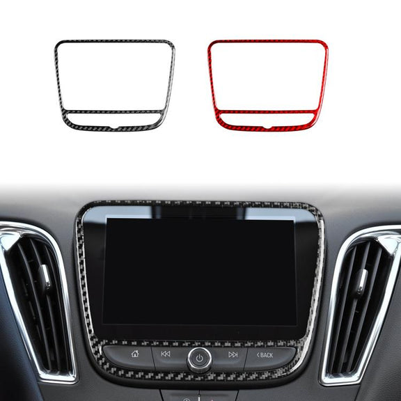 For Chevrolet Malibu 2016-2022 B Model Left-hand Drive Navigation Panel Sticker(Black)