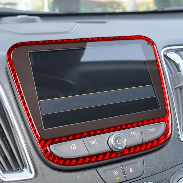 For Chevrolet Malibu 2016-2022 B Model Left-hand Drive Navigation Panel Sticker(Black)