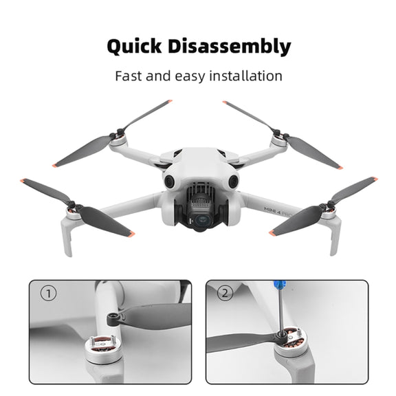 For DJI Mini 4 Pro 2pairs  Drone Propeller Blades 6030F Props Replacement Parts