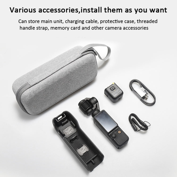 For DJI Pocket 3 Storage Bag Carrying Case Protective Box(Standard Black)