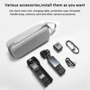 For DJI Pocket 3 Storage Bag Carrying Case Protective Box(Standard Black)