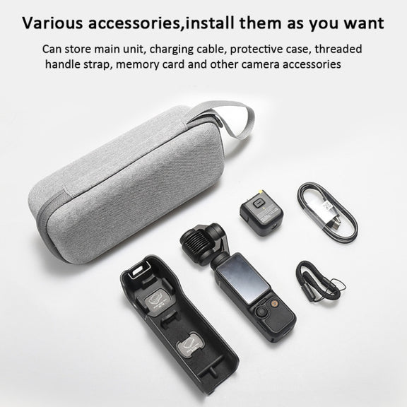 For DJI Pocket 3 Storage Bag Carrying Case Protective Box(Standard Black)
