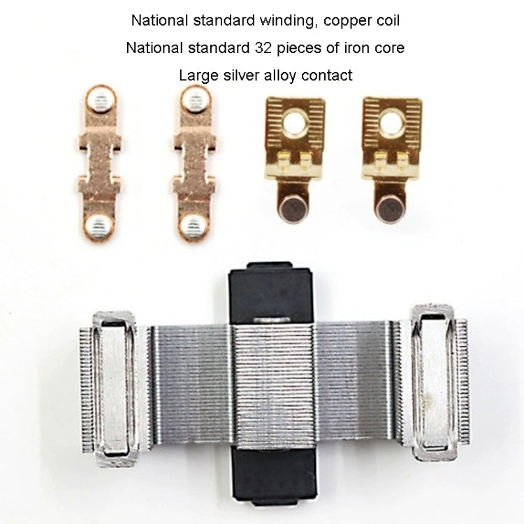 CHNT CJX2-3210 32A 220V Silver Alloy Contacts Multi-Purpose Single-Phase AC Contactor