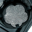 Car-mounted Diamond-filled Plum Blossom Decorated PVC Water Coaster(White) - Car Drink Holders by PMC TechLife | Online Shopping South Africa | PMC TechLife | Buy Now Pay Later Mobicred