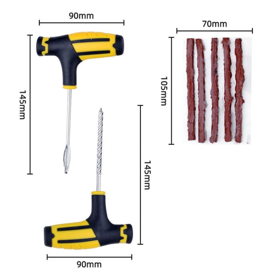 4pcs Automotive Vacuum Tire Repair Tool Car Tire Patching Instrument Set