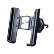 Car Air Outlet Rotatable Snap-on Base Mobile Phone Navigation Bracket(Silver) - Car Holders by PMC TechLife | Online Shopping South Africa | PMC TechLife | Buy Now Pay Later Mobicred