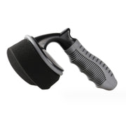 Durable Car Tire Waxing Curved Sponge Brush(Sponge+Handle)