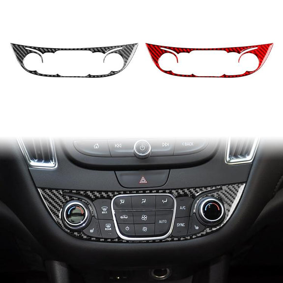 For Chevrolet Malibu 2016-2022 B Model Left-hand Drive Center Control Knob Panel Sticker(Red)