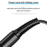 10pcs/ Set  80W Internal Heating Welding Digital Display Soldering Iron Temperature Adjustment Set, Model: Red EU Plug