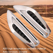 2pcs Car Fender Blade Dynamic Side Marker Lights 12V LED High Bright Daytime Running Lights(White)