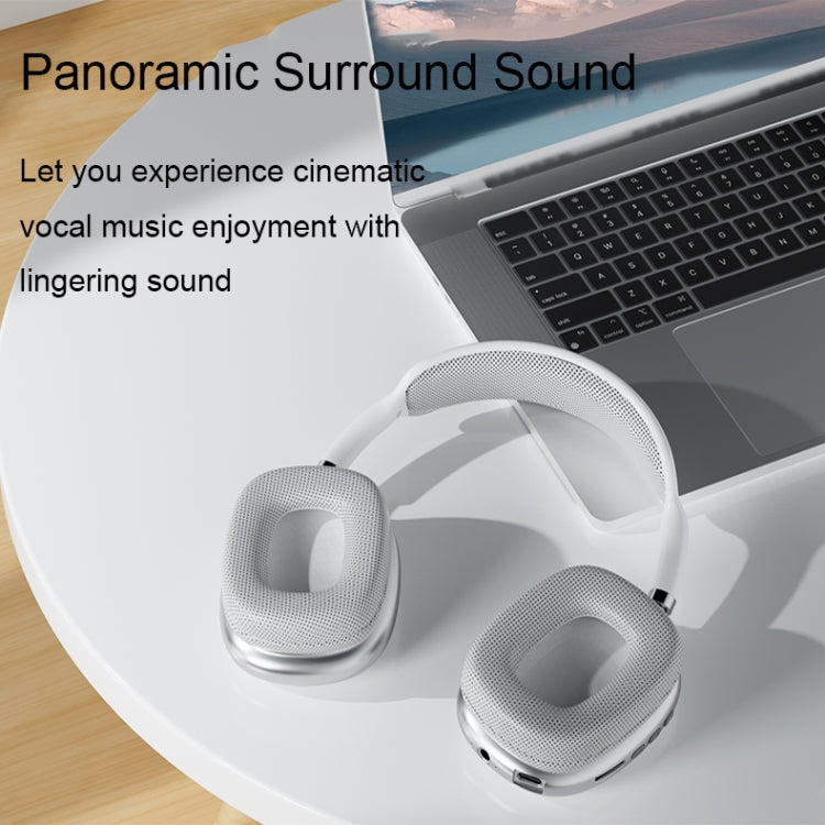 P9 Pro Max HiFi Sound Effect Noise Reduction Wireless Bluetooth Headset(Blue)