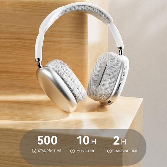 P9 Pro Max HiFi Sound Effect Noise Reduction Wireless Bluetooth Headset(Blue)