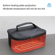 12V Food Warmers Electric Heater Lunch Box Container(Car Power Cord+US Plug)