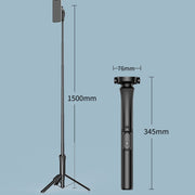 1.5m Magnetic Phone Extendable Selfie Stick Tripod with Wireless Remote  ws-22001- 4