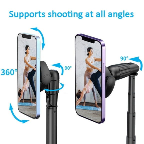 1.5m Magnetic Phone Extendable Selfie Stick Tripod with Wireless Remote  ws-22001- 4