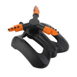 Three-prong Sprinkler Garden Lawn Rotating Sprinkler(Orange) - Watering & Irrigation by PMC TechLife | Online Shopping South Africa | PMC TechLife | Buy Now Pay Later Mobicred