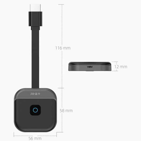 JINGHUA Z500 HD Intelligent Wireless Screen Thrower Support Horizontal And Vertical Screen Switching