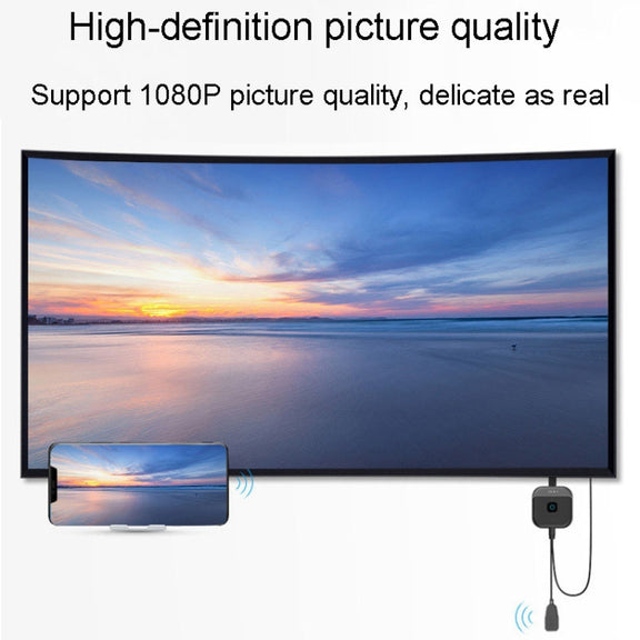JINGHUA Z500 HD Intelligent Wireless Screen Thrower Support Horizontal And Vertical Screen Switching