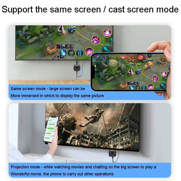 JINGHUA Z500 HD Intelligent Wireless Screen Thrower Support Horizontal And Vertical Screen Switching
