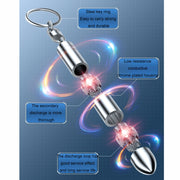 Static Elimination Car Keychain Static Discharger(Red Upgraded)