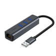 JINGHUA Gigabit LAN Converter For Computer External Driverless Network Card, Specification: USB3.0 Four Port - USB Network Adapter by JINGHUA | Online Shopping South Africa | PMC TechLife | Buy Now Pay Later Mobicred