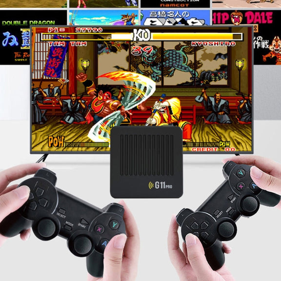 G11 PRO Game Machine TV Box Dual System HDMI HD 4K Retro Arcade, Style: 128G 40,000+ Games