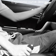 Automotive Universal Silicone Handbrake Handle Cover Brake Handle Decorative Protective Sleeve, Size: Oblique Sleeve(Luminous Blue)