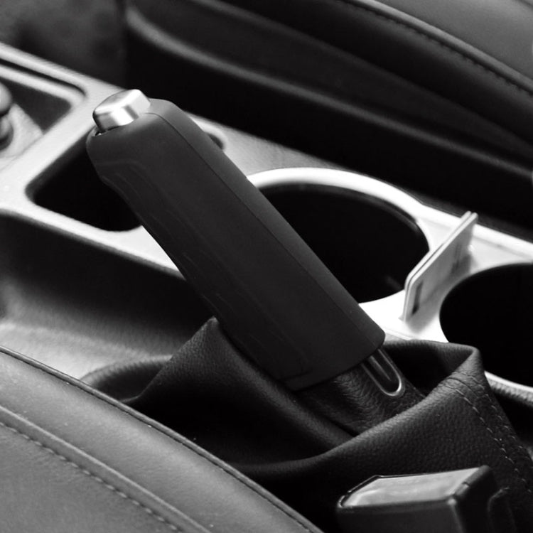 Automotive Universal Silicone Handbrake Handle Cover Brake Handle Decorative Protective Sleeve, Size: Straight Sleeve(Pink)