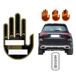 Vehicle-Mounted Multifunctional Warning Anti-Rear Collision Gesture Light(Womens Black) - Warning Lights by PMC TechLife | Online Shopping South Africa | PMC TechLife | Buy Now Pay Later Mobicred