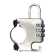 Motorcycle Helmet Anti-Theft Lock Fixed Helmet Combination Padlock, Color: Silver - Theft Protection by PMC TechLife | Online Shopping South Africa | PMC TechLife