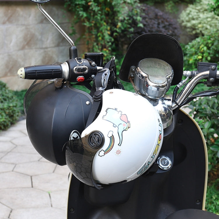 Motorcycle Helmet Anti-Theft Lock Fixed Helmet Combination Padlock, Color: Silver