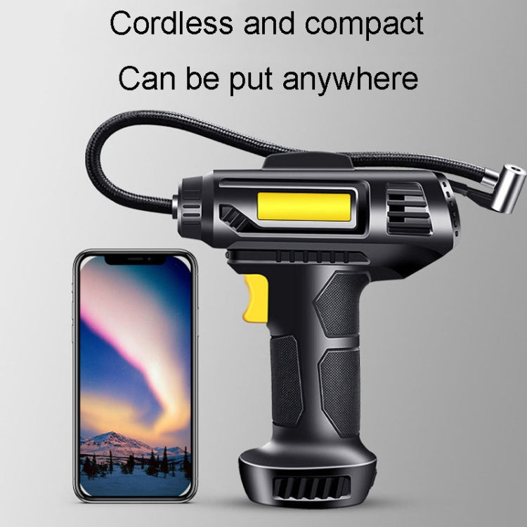 Portable Multifunctional Car Inflator Automobile Tire Pneumatic Pump, Model: Wired Pointer